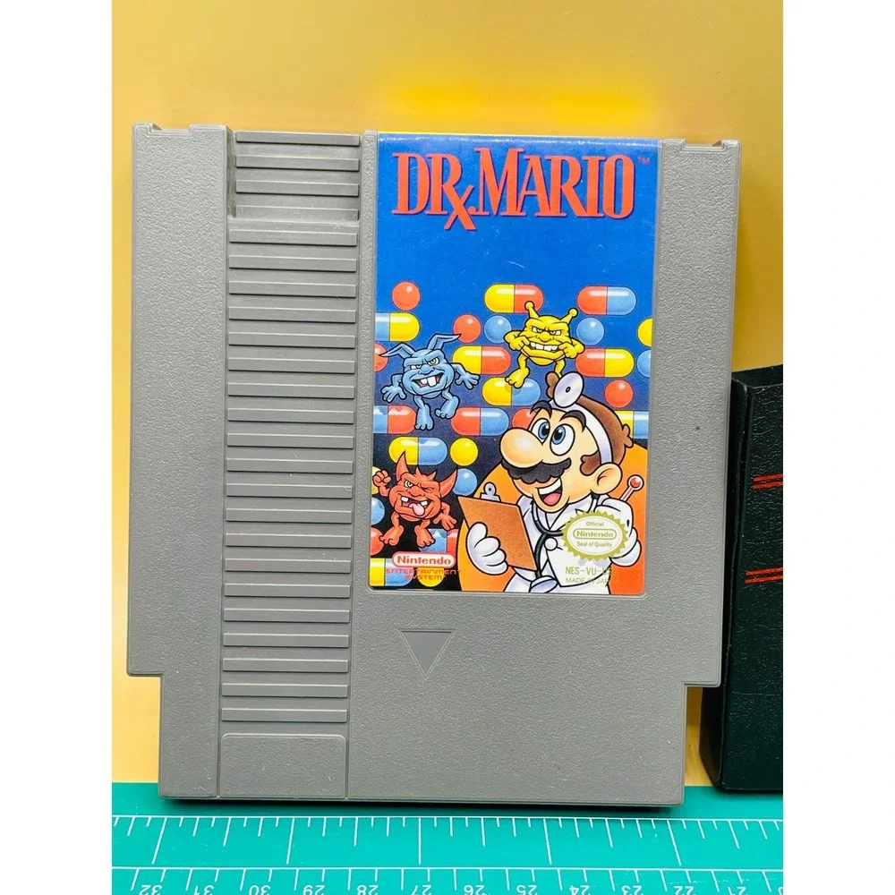 Dr. Mario (Nintendo NES, 1990) Cartridge And Cover Only Tested